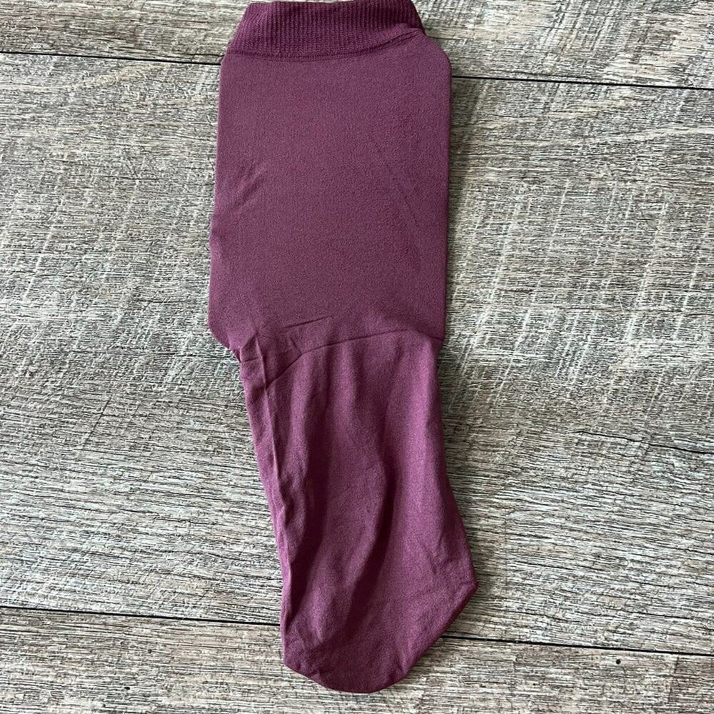 J. Crew Mulberry Plum Stretchy Opaque Tight Anklets Ankle Socks Womens NWOT - Picture 2 of 6